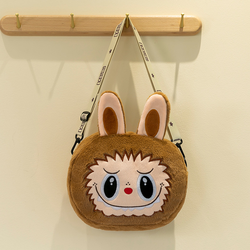 LABUBU The Monsters Etciting Macaron Plush Cute Bags Crossbody Bag Xmas Gift - Picture 18 of 23