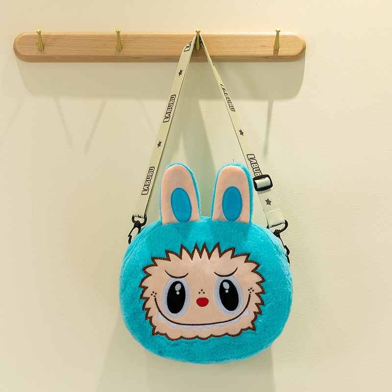 LABUBU The Monsters Etciting Macaron Plush Cute Bags Crossbody Bag Xmas Gift - Picture 17 of 23