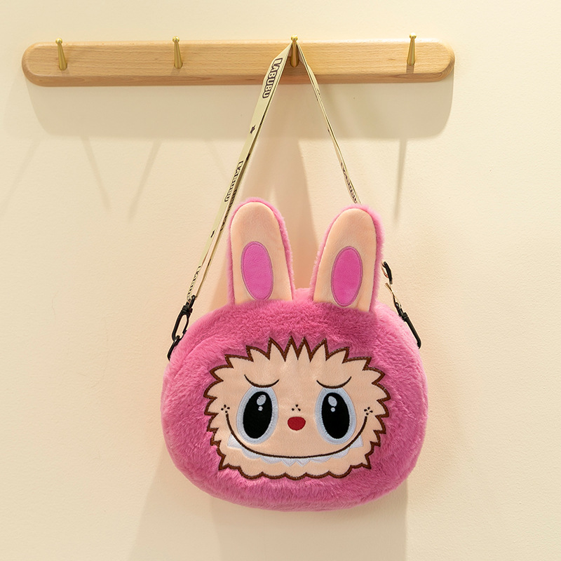 LABUBU The Monsters Etciting Macaron Plush Cute Bags Crossbody Bag Xmas Gift - Picture 16 of 23