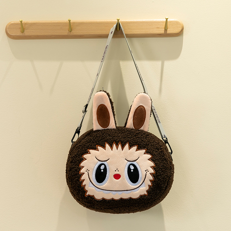 LABUBU The Monsters Etciting Macaron Plush Cute Bags Crossbody Bag Xmas Gift - Picture 13 of 23