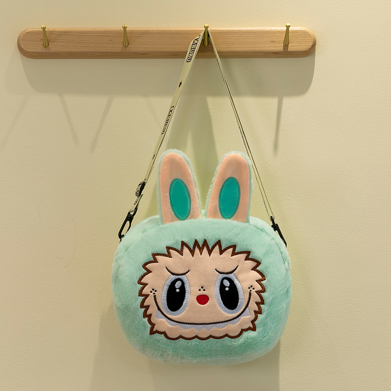 LABUBU The Monsters Etciting Macaron Plush Cute Bags Crossbody Bag Xmas Gift - Picture 14 of 23