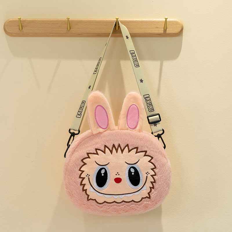 LABUBU The Monsters Etciting Macaron Plush Cute Bags Crossbody Bag Xmas Gift - Picture 15 of 23