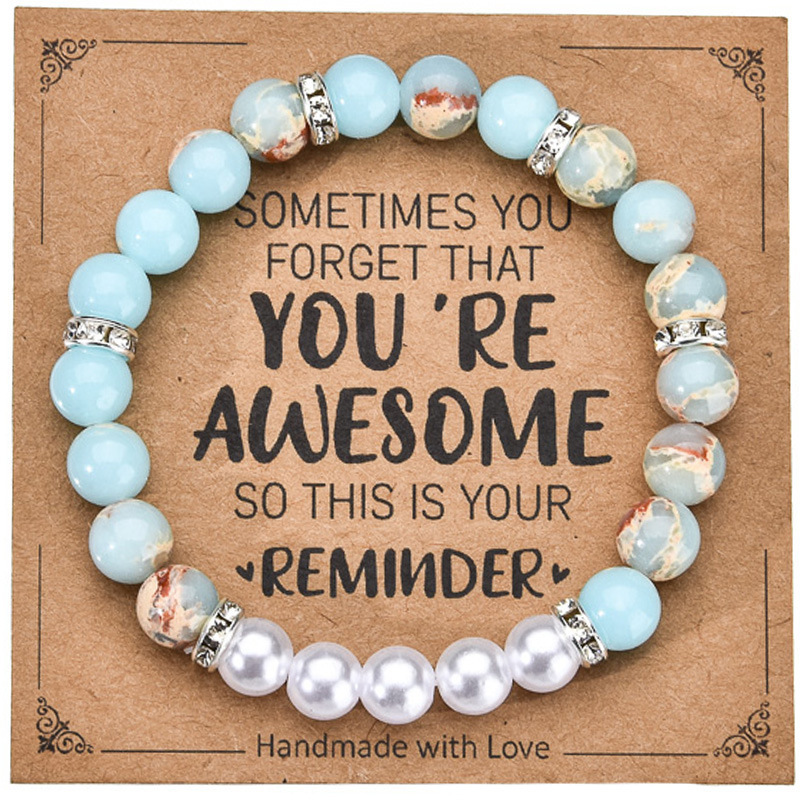 Crystal Bracelet Anti-Anxiety Healing Natural Stone Bead Heart Charm Women Gifts - Picture 16 of 29