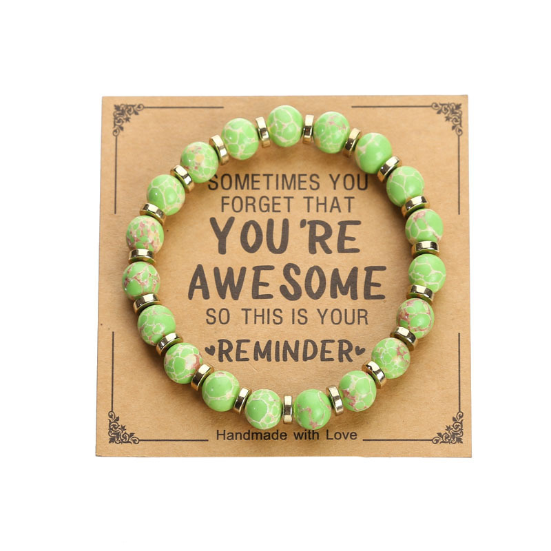 Crystal Bracelet Anti-Anxiety Healing Natural Stone Bead Heart Charm Women Gifts - Picture 24 of 29