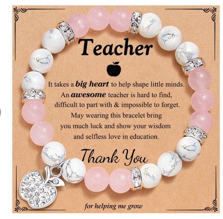 Crystal Bracelet Anti-Anxiety Healing Natural Stone Bead Heart Charm Women Gifts - Picture 25 of 29