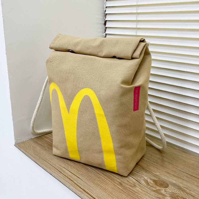 High Quality Travel Backpack Fashion Students Backpack Bag Mcdonald Cartoon Bags - Picture 19 of 20