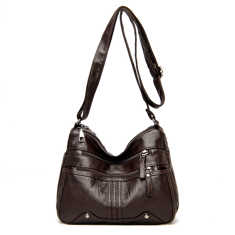 Womens Shoulder Bag Ladies Multi Pocket Messenger Handbag Cross Body Bags UK