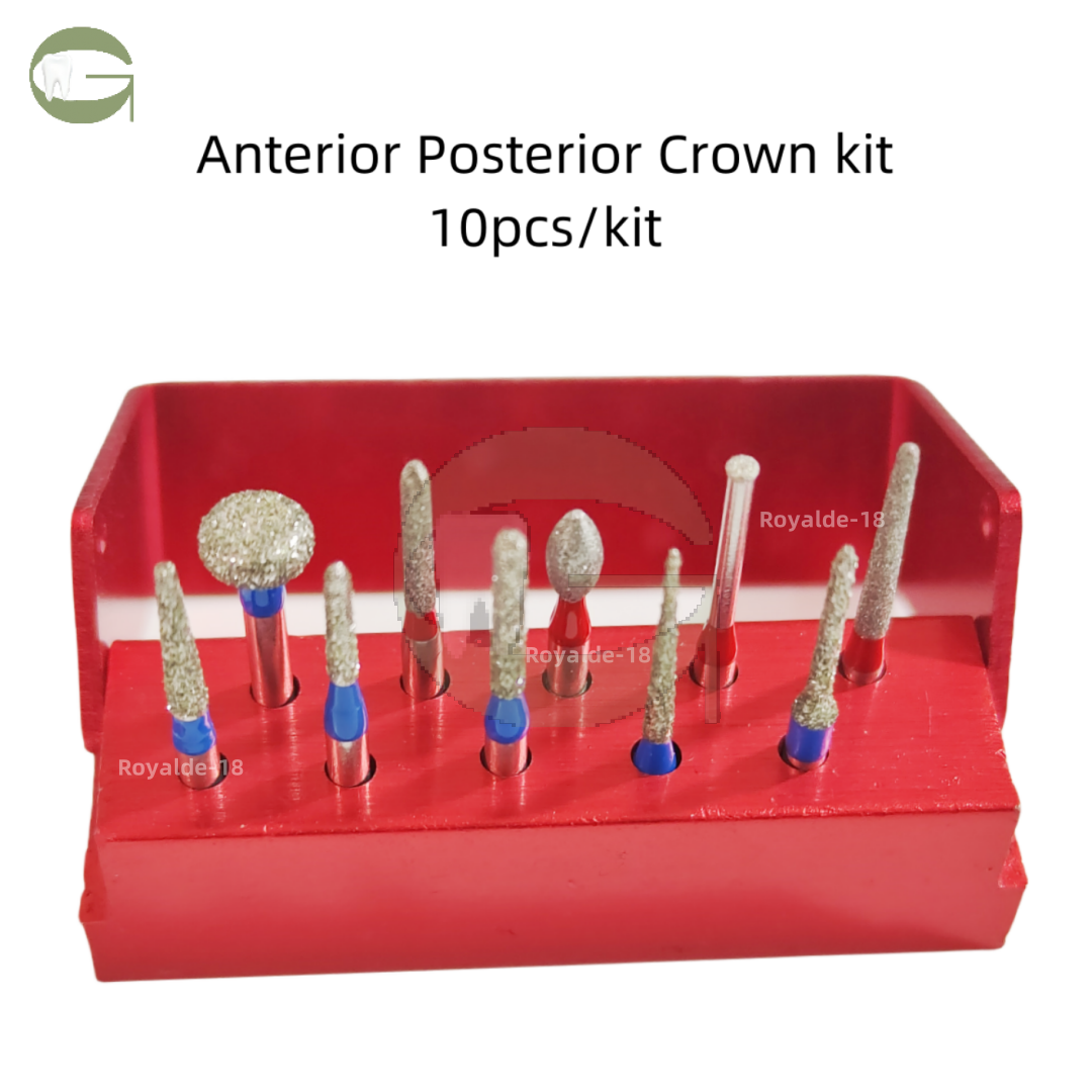 Dental Anterior Posterior Crown/Porcelain Veneer Preparation Bur Drill Diamond