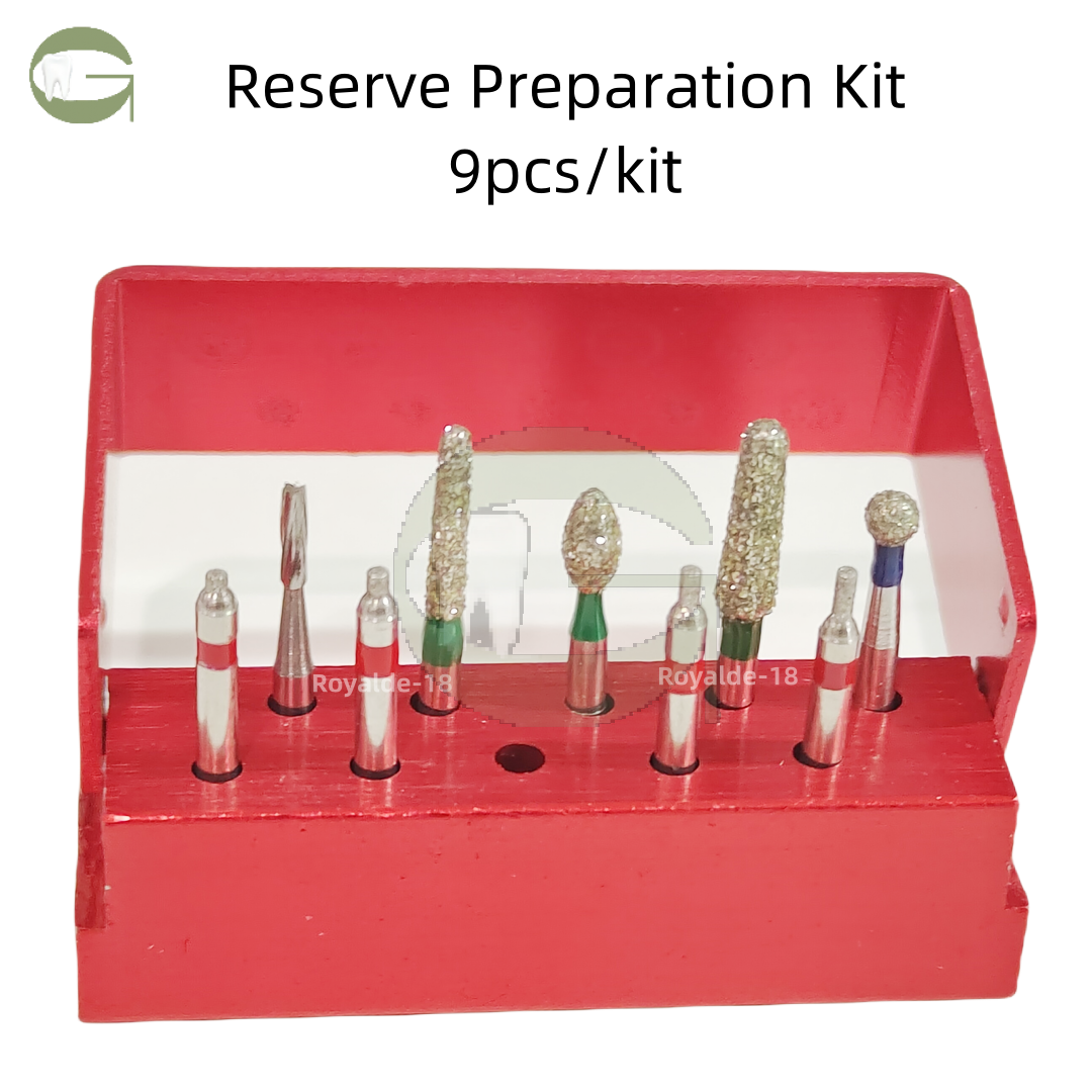 Dental Reverse Preparation/Anterior Posterior Crown Direction Burs Drill Diamond