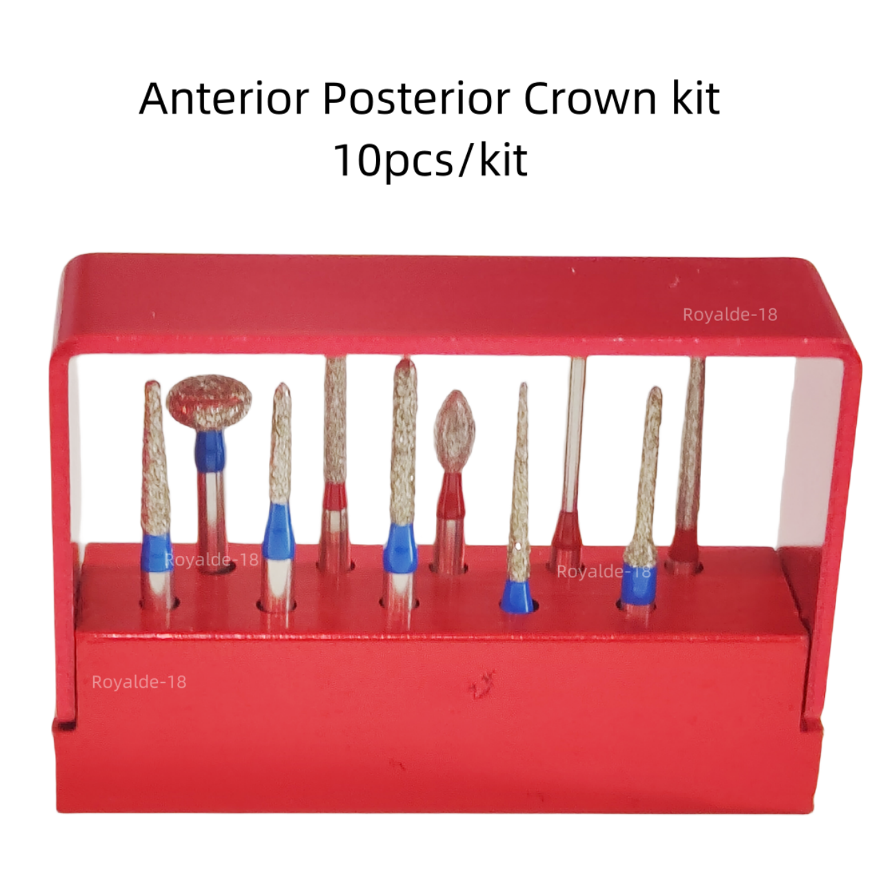 Dental Anterior Posterior Crown/Porcelain Veneer Preparation Bur Drill Diamond