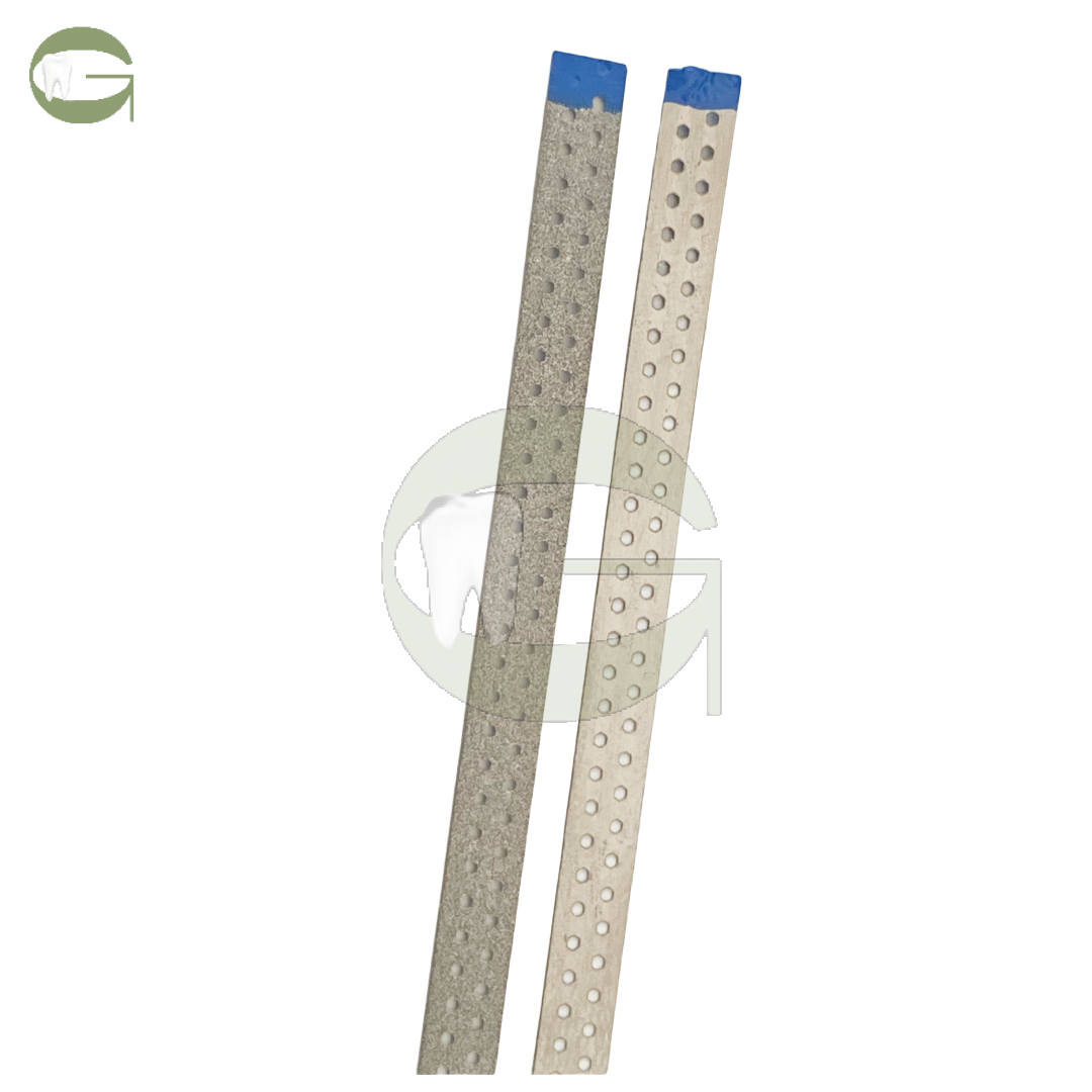 Polishing Finishing Strips Metal Sand Dental Single Diamond Orthodontic IPR Hole