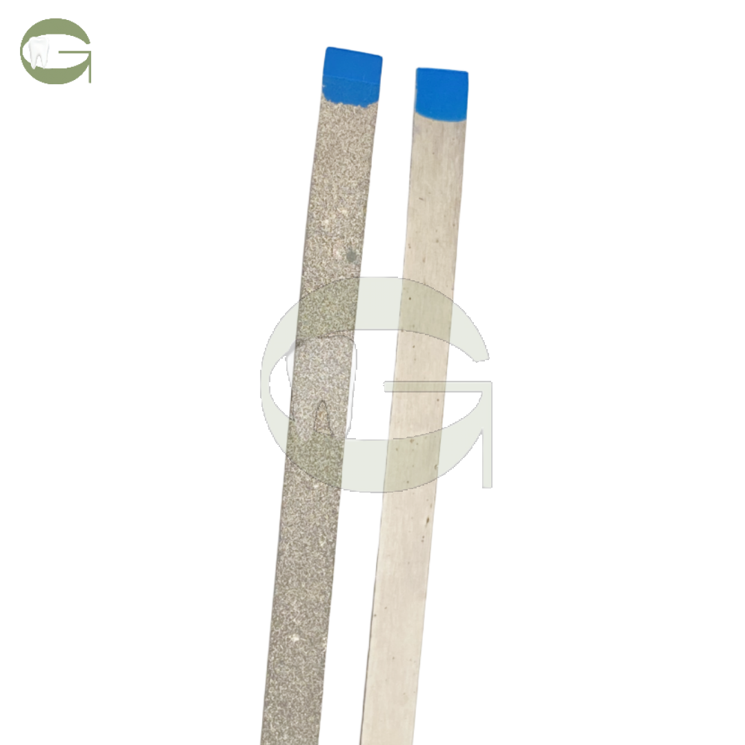 Dental Single Diamond Polishing Finishing Strips Metal Sand Orthodontic IPR Fine