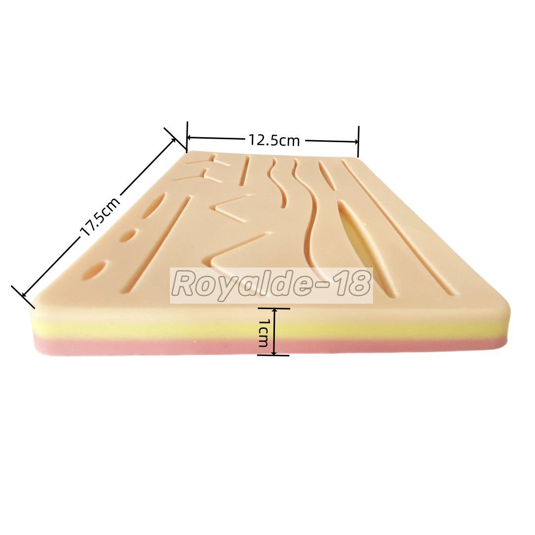 Medical Skin Suture Practice Silicone Pad Wound Simulated Surgical Training Kit - Picture 17 of 17