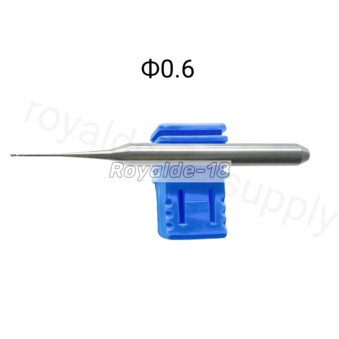 Dental Roland Milling Bur CAD CAM Burs Zirconia Cutting Uncoated φ2.0 φ1.0 φ0.6