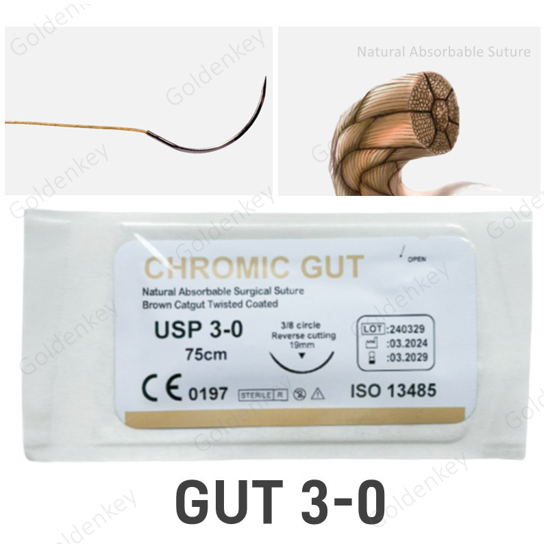 Suture Dentali Per Esercitazione &ndash; PGA 4/0 E Catgut 3/0 Con Ago