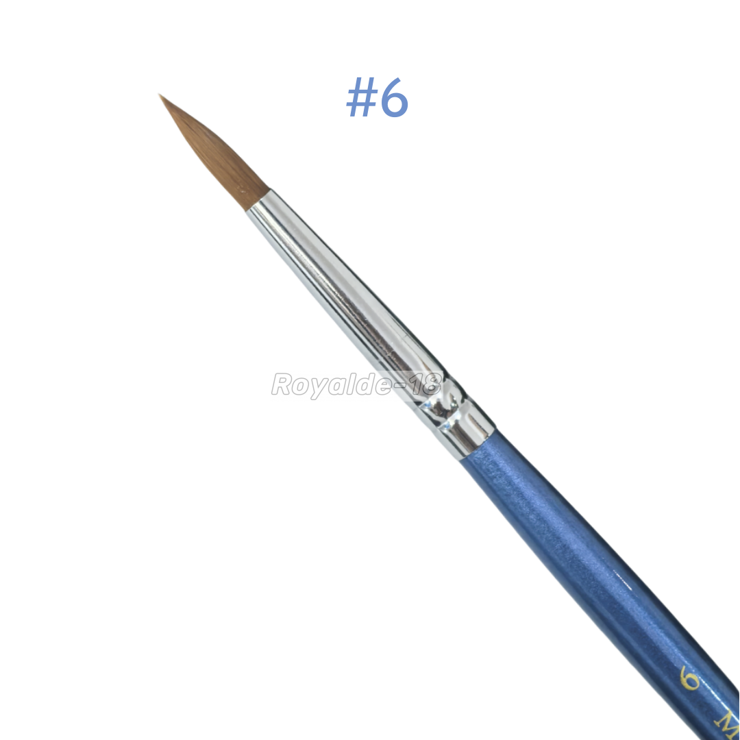 1 Set Dental Porcelain Brushes – Blue Handle – For Tooth Enamel & Denture Work