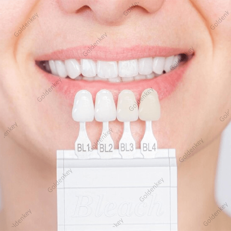 Dental Bleach Shade Guide BL1 4Colors Bleached Chart Teeth Based