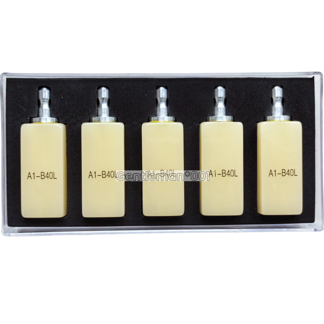 5pcs Dental PMMA Blocks Sirona MCXL Disk B40L/C14 Cerec Bleached A1/2/3/BL1
