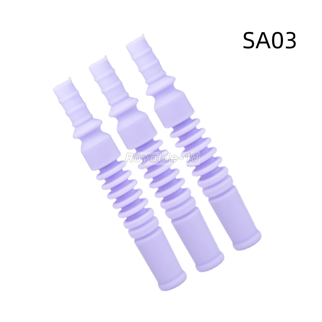 Dental Suction Tube Adapter Brush Dental Saliva Ejector Tips Converter 3Sizes