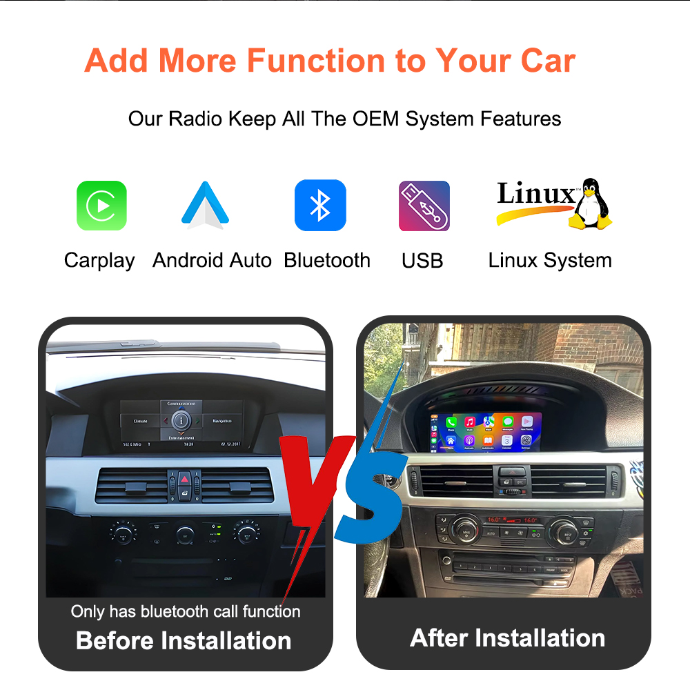 10,33 Zoll 4GB &ap; 32GB Autoradio Für BW 3er E90 E91 E92 E93 CIC-Syste