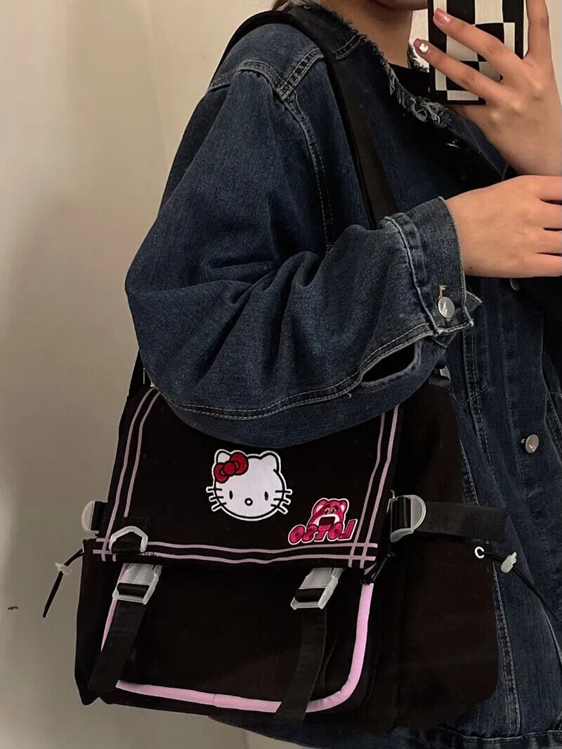 Hello Kitty Pink Cake Large Messenger Bag (14 inch), Girl's, Size: 14 Messenger