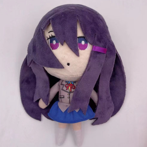 New Doki Doki Literature Club Monika Natsuki Sayori Plush Doll Toy Gift - Picture 8 of 9