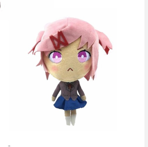New Doki Doki Literature Club Monika Natsuki Sayori Plush Doll Toy Gift - Picture 9 of 9