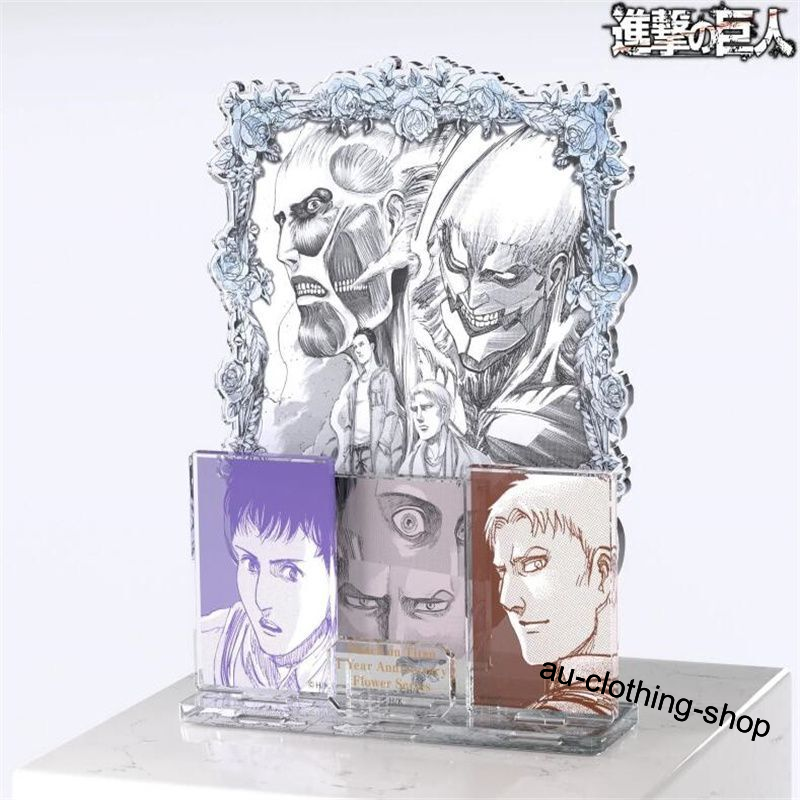 Official Attack On Titan Eren Jaeger Levi Ackerman Acrylic Figure Decor Model - Picture 17 of 21
