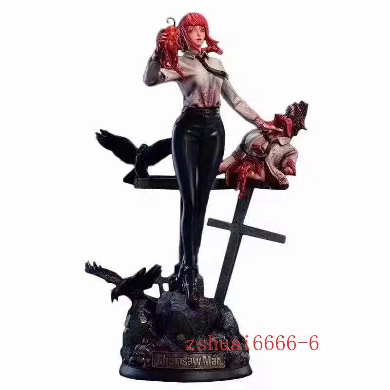 Chainsaw Man Makima Action Figure Model 9in PVC Statue Ornament Collcetion Gifts - Picture 4 of 6