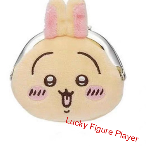 Chiikawa Hachiware Usagi Rakko Mini Serie 8 cm Cartera de Peluche Monedero de Peluche Juguete - Imagen 12 de 14