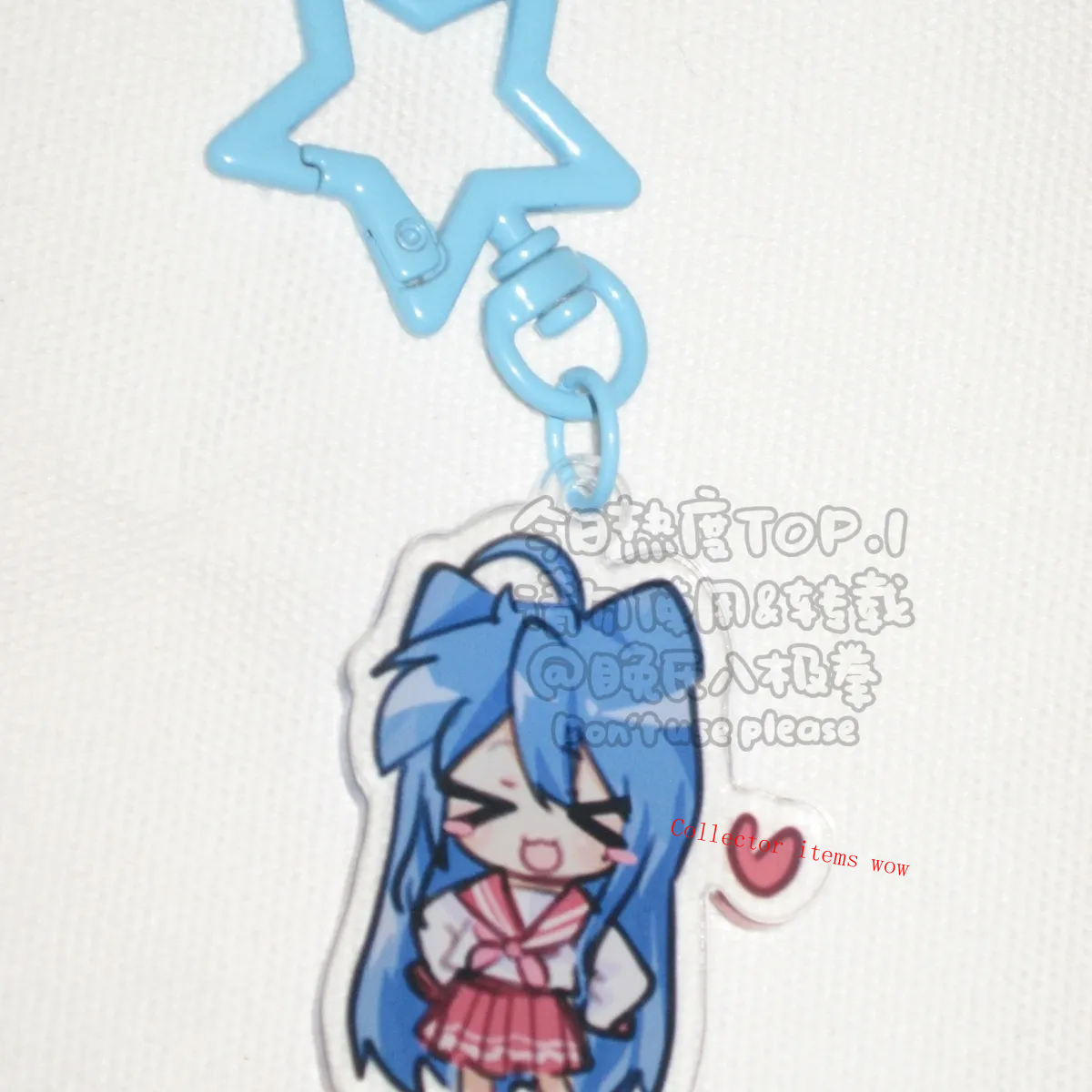 Lucky Star Konata Izumi 10cm Acrylic Standing Figure Pendant