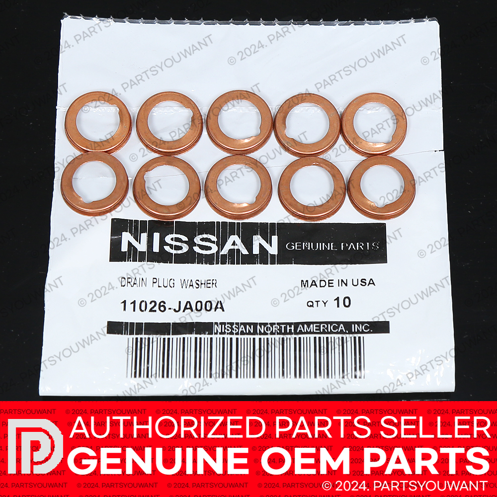 GENUINE Nissan OEM Oil Drain Plug Crush Washer 11026-JA00A 11026