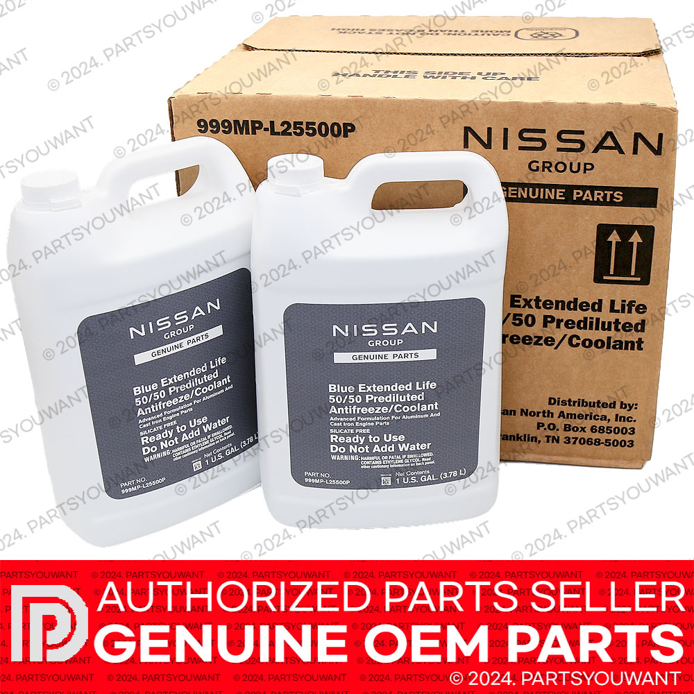 2 Gallon GENUINE Nissan OEM Blue Extended Long Life Coolant 999MP