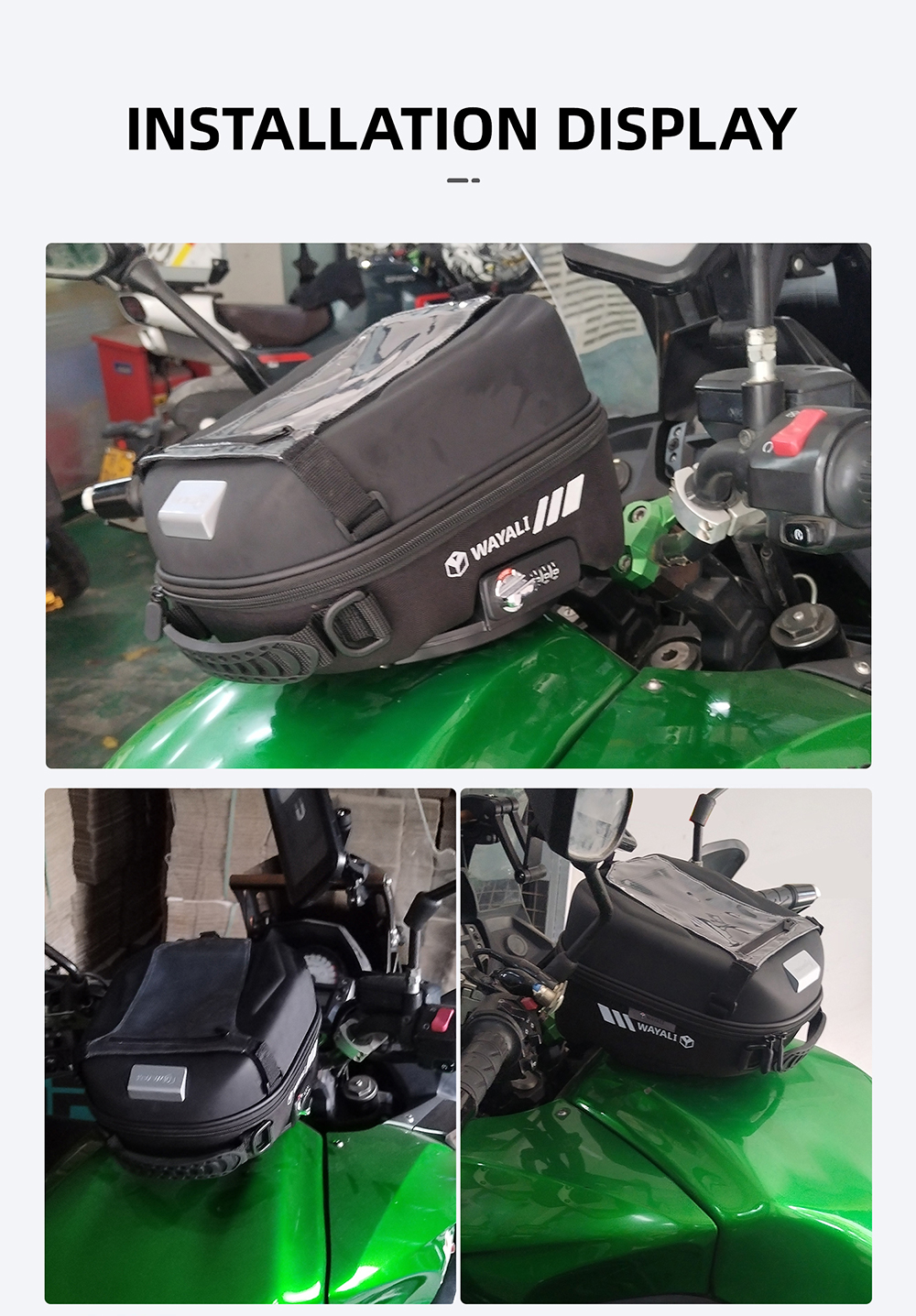 For KAWASAKI NINJA 1000 NINJA 650R ZX6R ZX10R ZX-14R Motorcycle