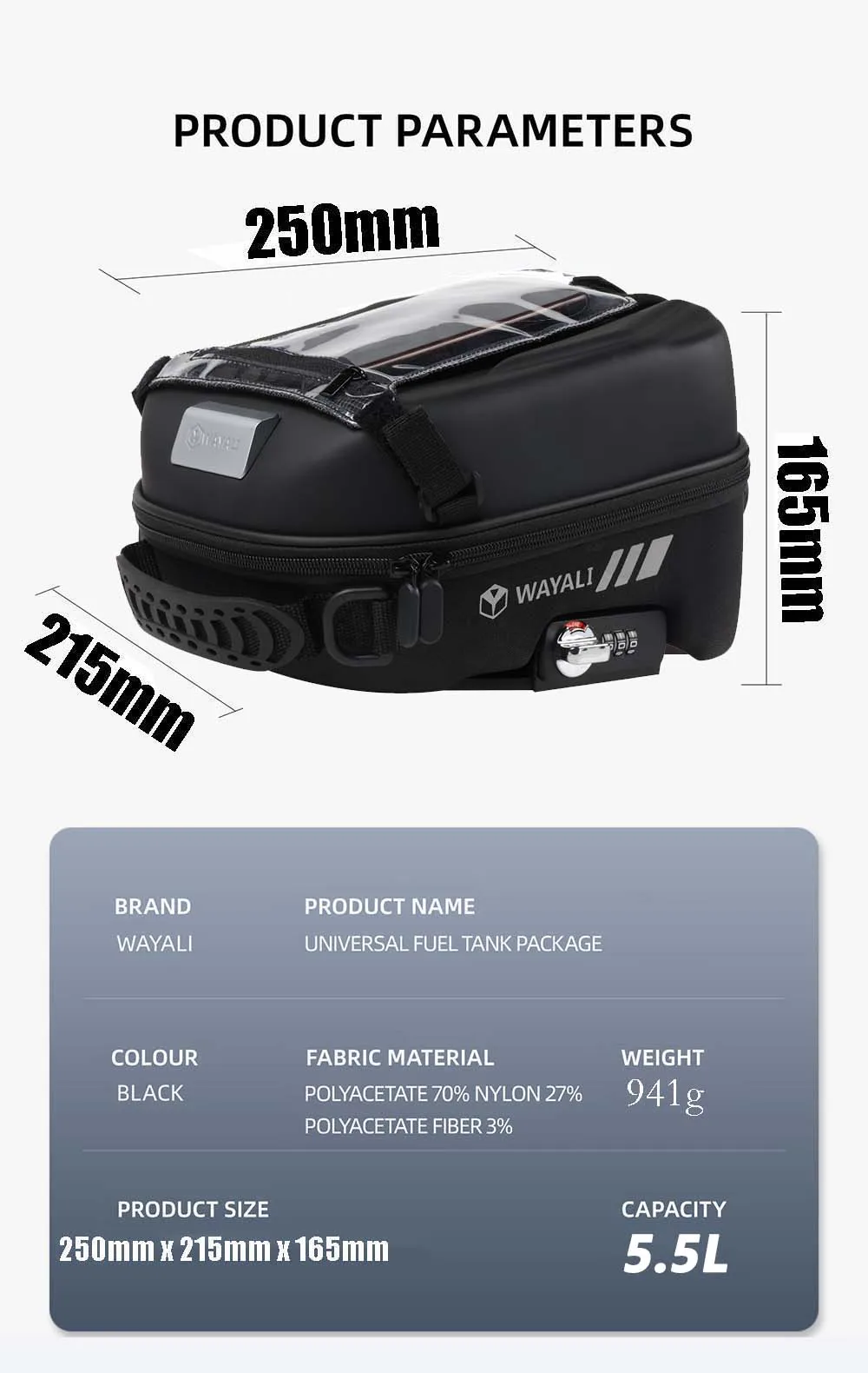 For KAWASAKI NINJA 1000 NINJA 650R ZX6R ZX10R ZX-14R Motorcycle