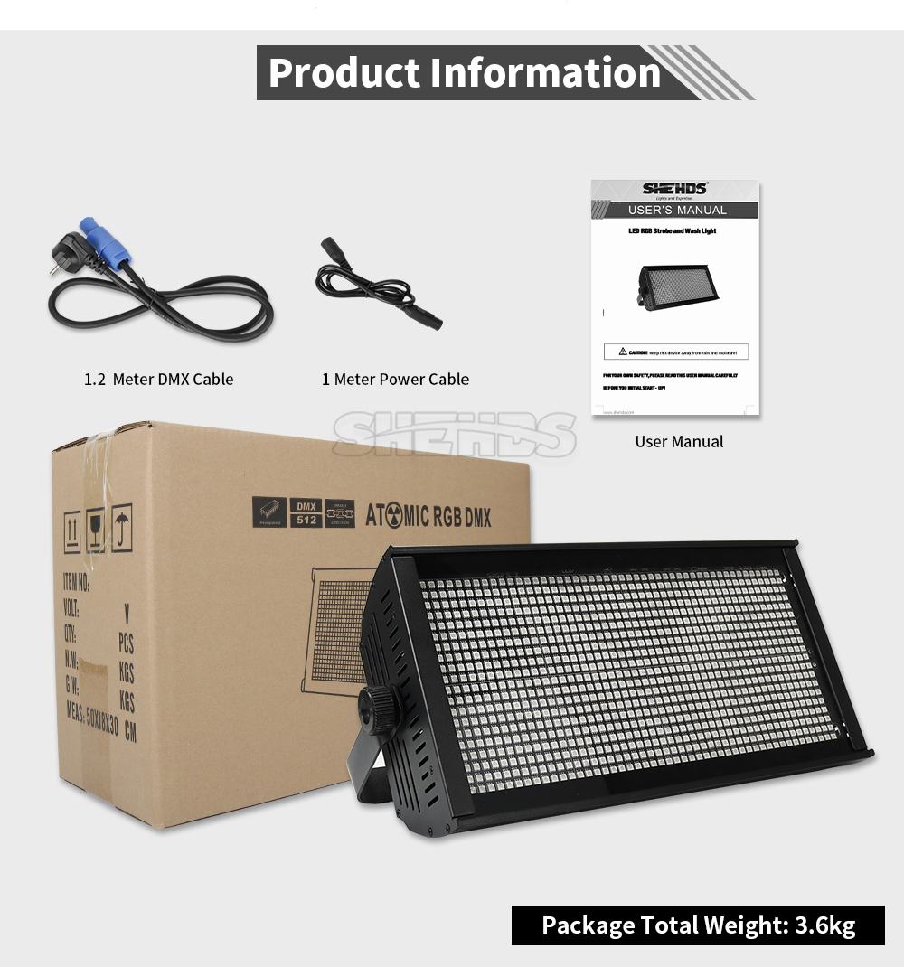 Ukfog DMX512 podiumverlichting, 200 W, 18 leds, spaarlamp, UV RGB, discolicht, 8CH partylicht, strobe/geluid, actieve modus, verlichting, DJ, lichteffect voor show, bar, party, muziekfestival