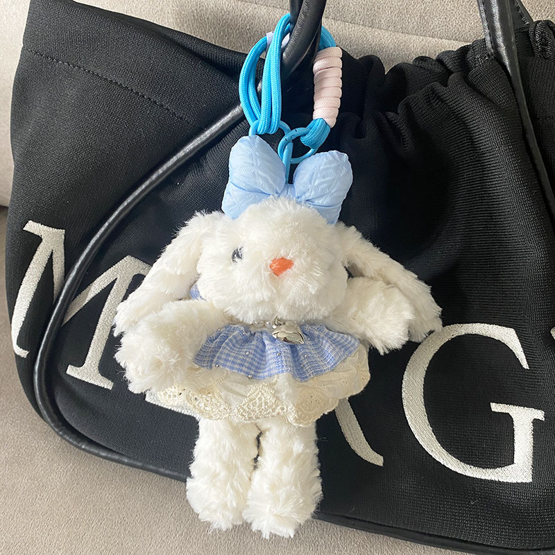 Popular plush soft cute keychain pendant, cute rabbit plush toy - Picture 9 of 9