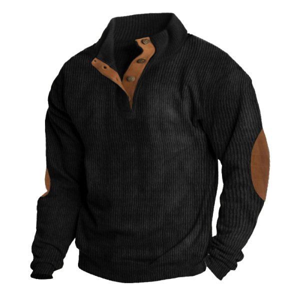 Men's outdoor jacket Amazon corduroy casual stand up collar sweatshirt - Picture 14 of 19