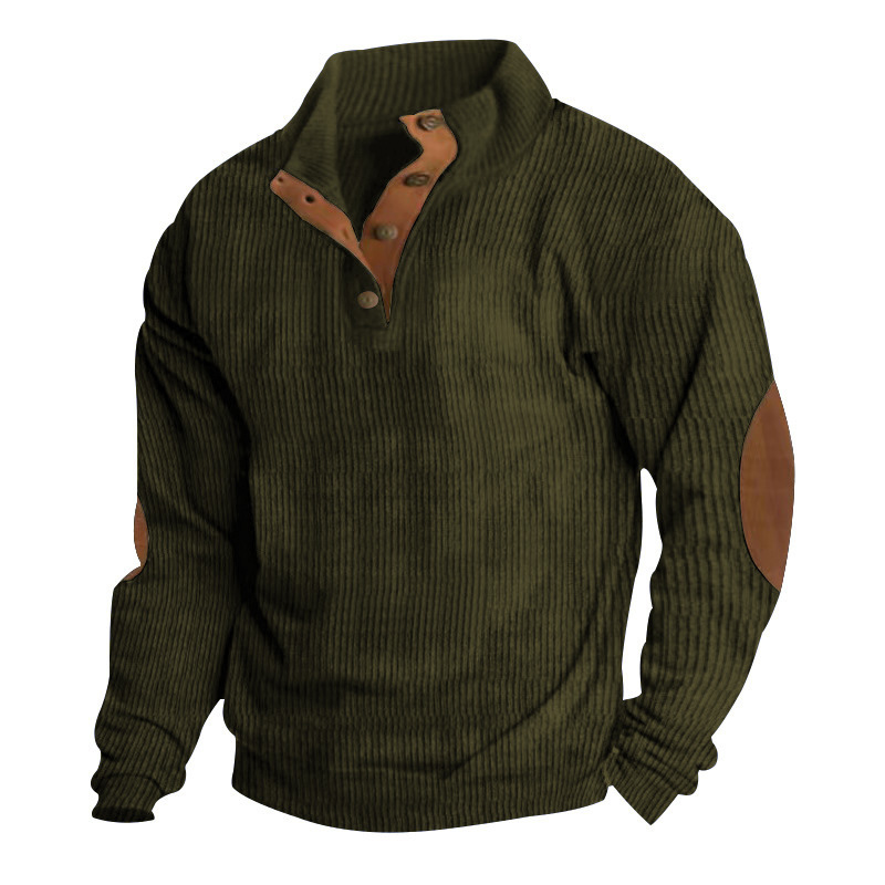 Men's outdoor jacket Amazon corduroy casual stand up collar sweatshirt - Picture 19 of 19
