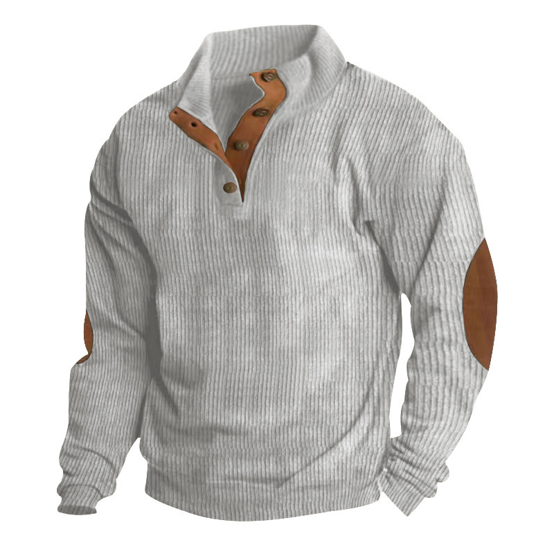Men's outdoor jacket Amazon corduroy casual stand up collar sweatshirt - Picture 17 of 19