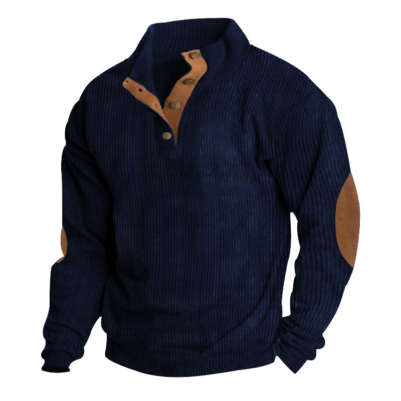 Men's outdoor jacket Amazon corduroy casual stand up collar sweatshirt - Picture 18 of 19