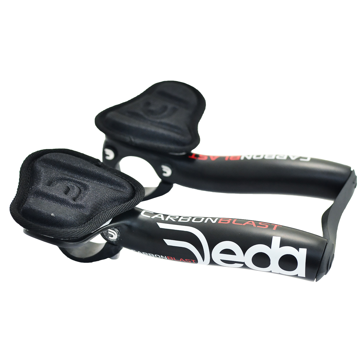 パーツ Deda Elementi TT Extension CARBON BLAST Carbon Blast clip on aero bars