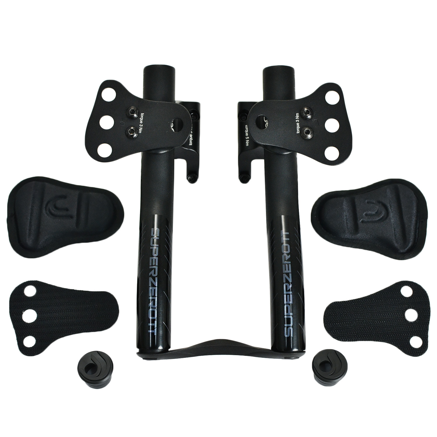 Deda Elementi SUPERZERO Extensions Clip-On Bike Aerobars for TT
