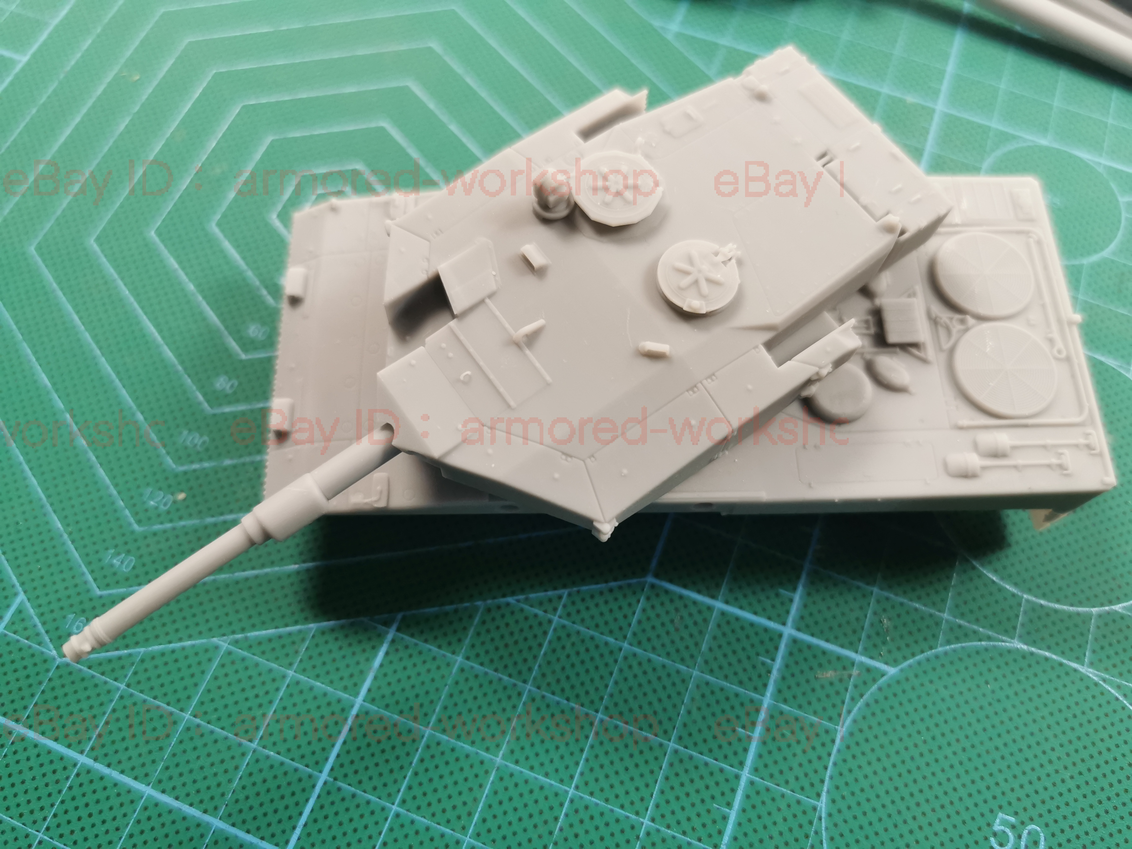 3D Printed 1/72 D-series Leopard 2 SG main battle tank Unpainted
