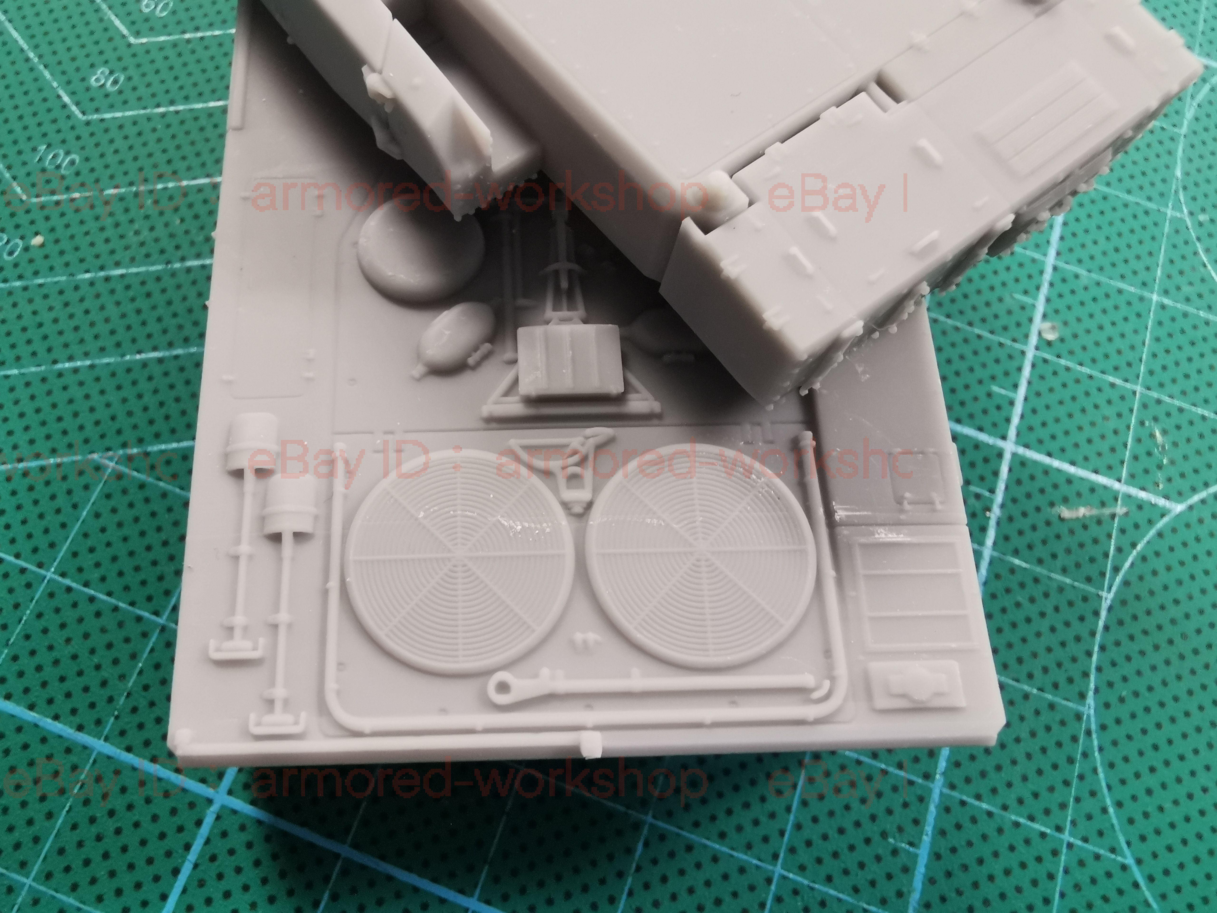 3D Printed 1/72 D-series Leopard 2 SG main battle tank Unpainted