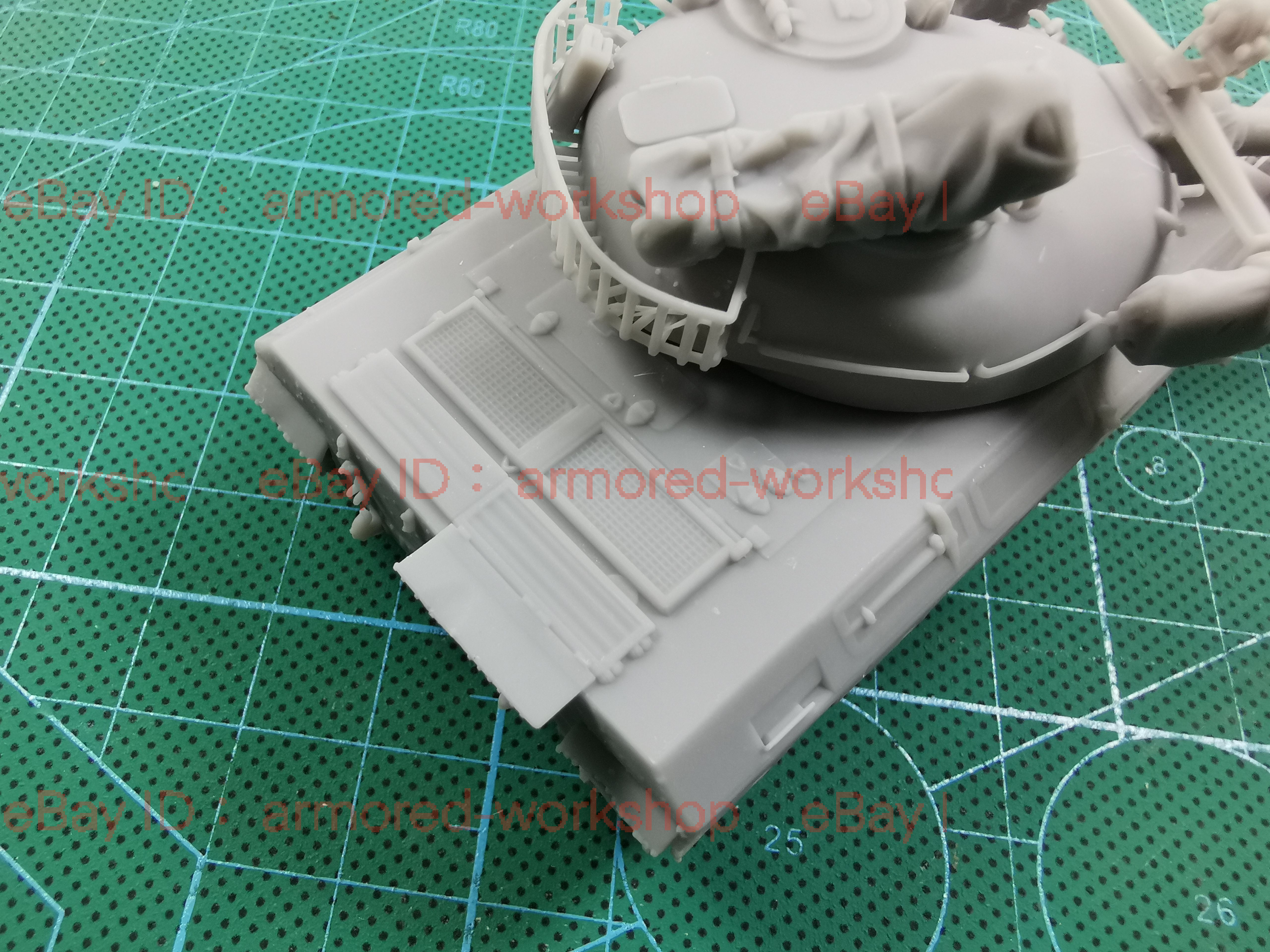 3D Printed 1/72 C Series 122TM medium tank Unpainted