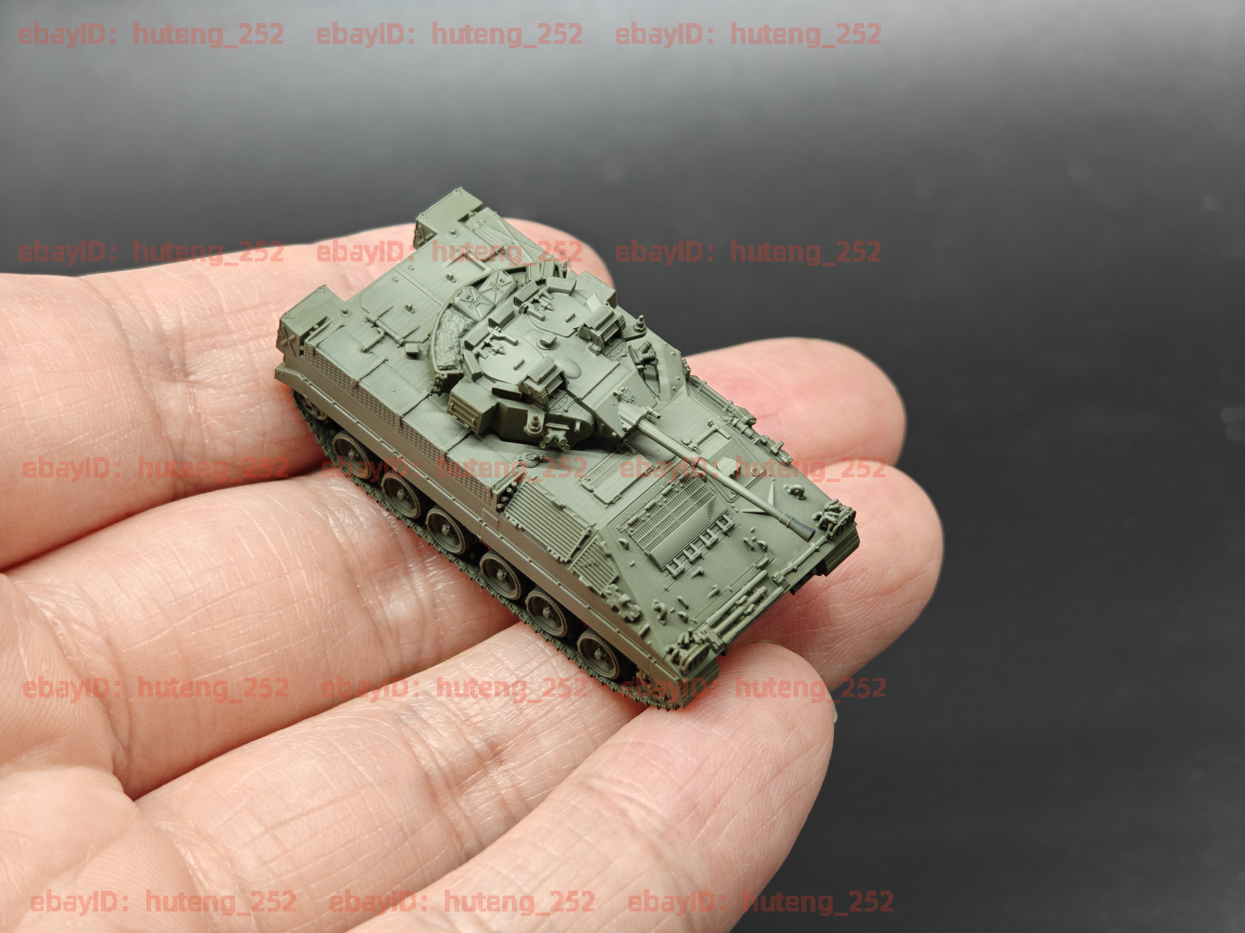 3D Printed 1/144 British Warrior Infantry Fighting Vehicle Finished Model - Picture 8 of 12