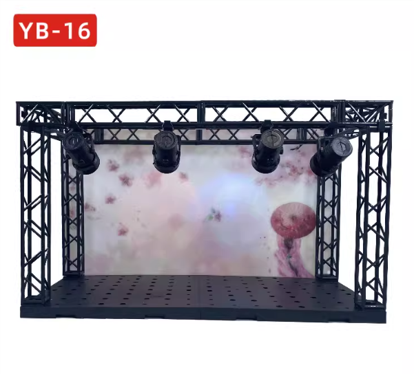 custom Concert Background Stage Scene Model Doll Accessories Toy 6.5in