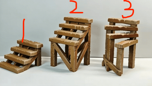 New 1/12 Scene wooden ladde Accessories for 6.5&Prime; Four Horsemen Action Figure