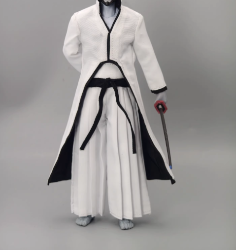1/12 Custom Cloak Coat Samurai Outfit for 6” VTOYS Body Action Figure
